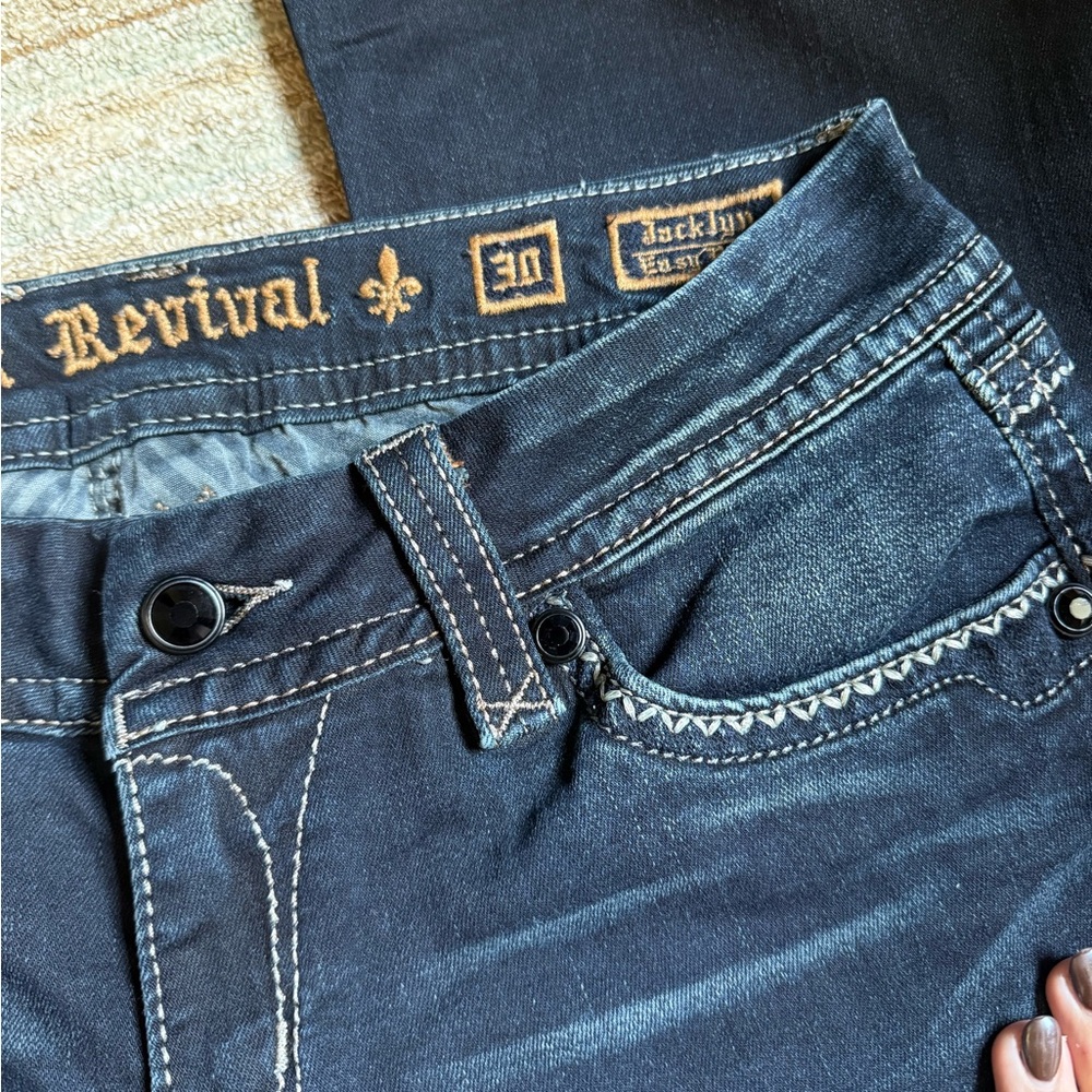 Rock Revival “ jacklyn easy boot”Indigo Denim Jeans